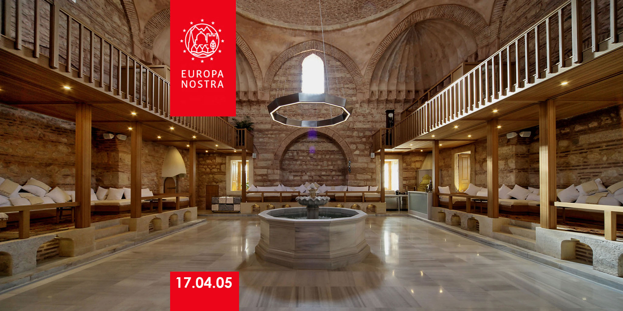 Kılıç Ali Paşa Hamamı Restorasyonu Europa Nostra 2017 Ödülü kazandı